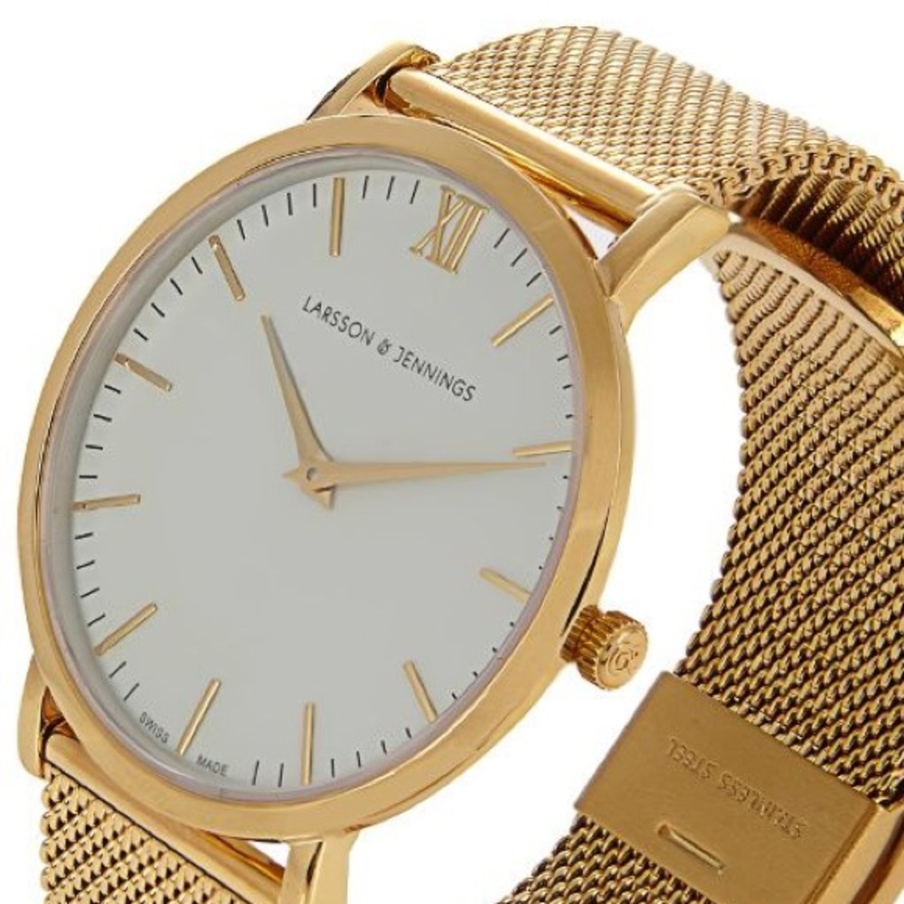 Larsson & Jennings gold-plated watch 40mm